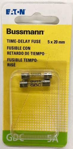 Bp Gdc-5a 5 Amperio X 20 Mm Fusible Vidrio Retardo Tiempo