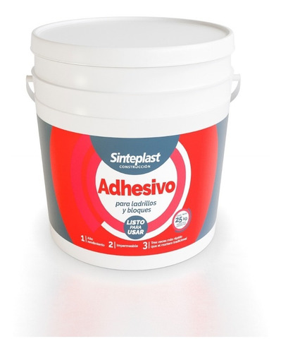 Adhesivo Listo Para Ladrillos Y Bloques 25kg Sinteplast Indu
