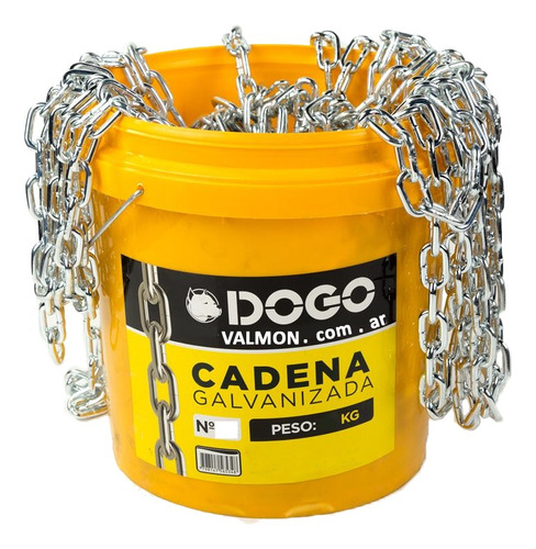 Cadena Galvanizada N° 60 X 25kg =  Mts 35