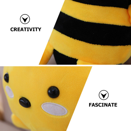 Peluche De Peluche Con Forma De Abeja De Peluche, 3 Unidades