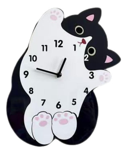 Reloj De Pared Con Diseño 30 Cm X 25 Cm Sin Cola Oscilante