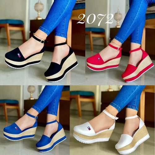 Imagen 7 de 8 de Sandalias Sueco Yuten Plataforma Canasta Moda Colombiana