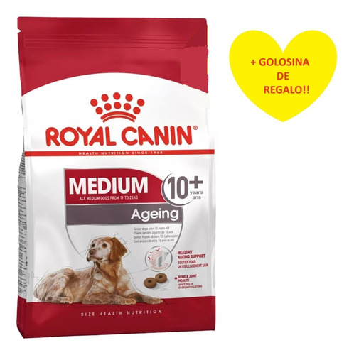 Royal Canin Perros Senior Medium Ageing+10 15k + Regalo!1