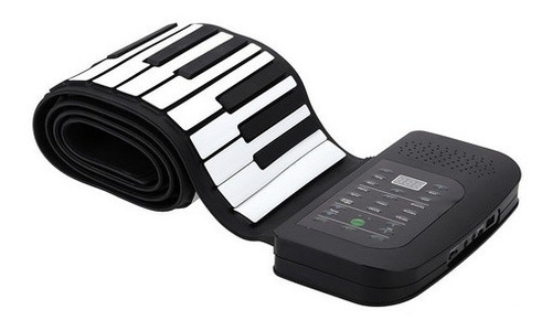 Imagen 4 de 7 de Piano Recargable De Silicona De 88 Teclas Con Pedal Plegable