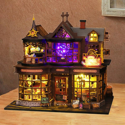Kits De Muebles De Casa De Muñecas En Miniatura, Modelo De