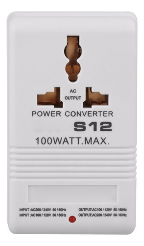 Convertidor De Voltaje De 100 W, 110 V/120 V A 220 V/240 V