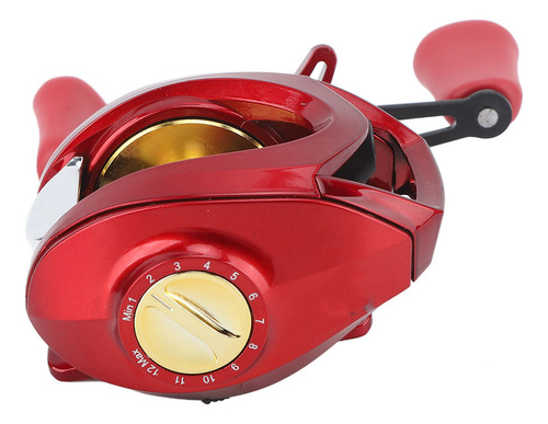 Baitcasting Reel Wheel Smoothly Casting Retrieving Metal