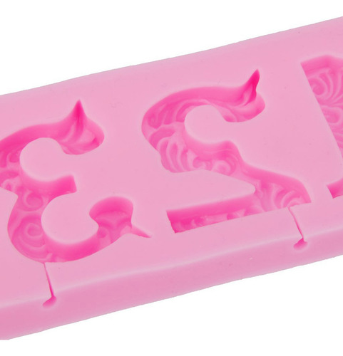 Molde De Silicona Para Decoración De Tartas Con Números Para