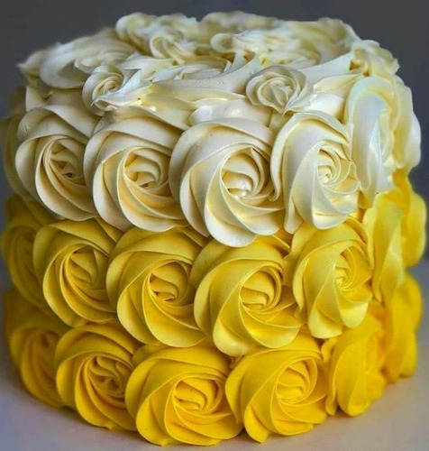 Torta Decorada Con Rosas En Buttercream O Chocolate O Mix