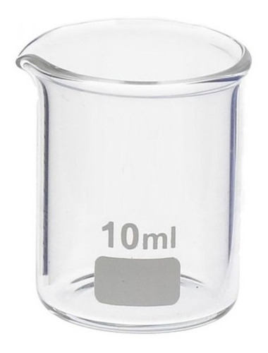 Vaso De Precipitado 10ml Vidrio Boro 3.3 Graduado *inlabs*