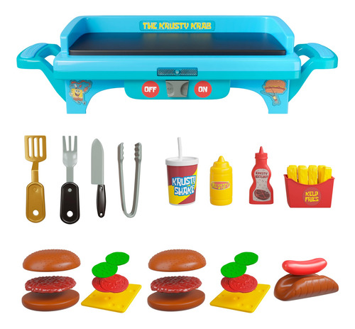 Set De Cocina Infantil Bob Esponja, Juego Y Juguetes. Color