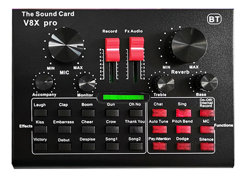 Tarjeta De Sonido En Vivo V8x Multiuso Inteligente