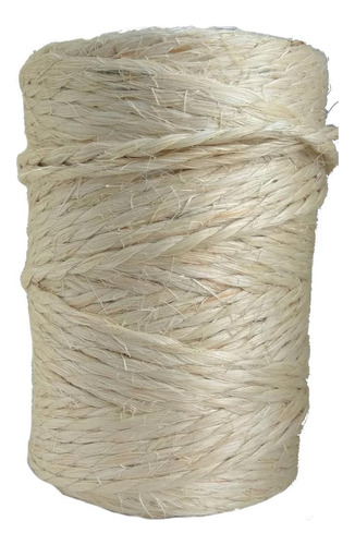 Fio De Sisal 300/2 Natural Razado 1 Kg