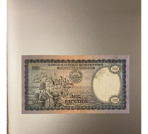 Cédula Mocambique - 1000 Escudos - 1972 - Mbc - Escassa