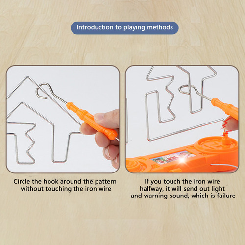 Creative Shock Wire Maze Electric Touch Maze Wire Ak