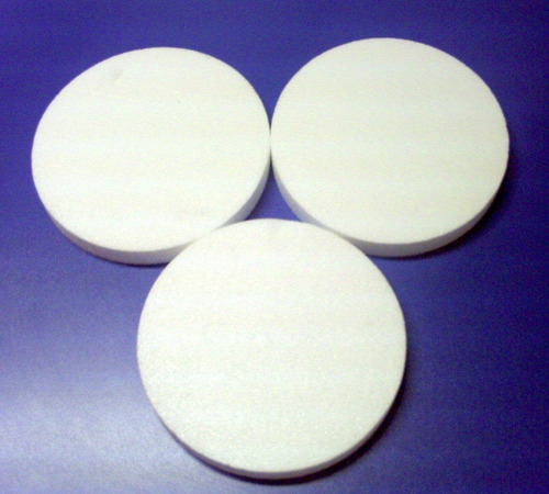 12 Blondas Icopor 17 Cm Base Para Tortas