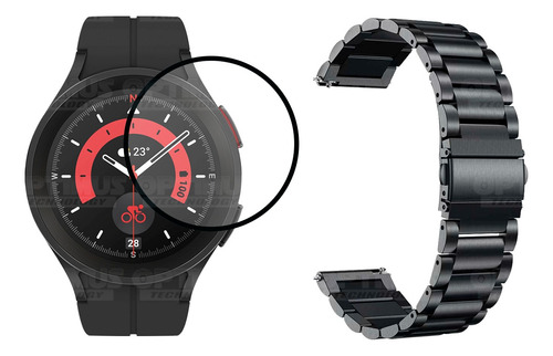 Banda Metal+ Vidrio Nano Smartwatch Samsung Watch 5 Pro 45mm