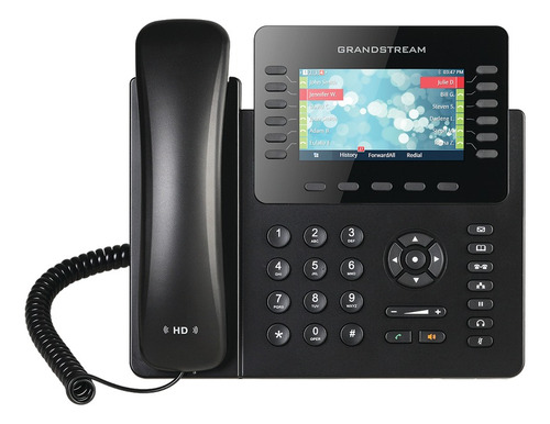 Teléfono Ip Empresarial De 12 Líneas Con 5 Teclas De Función