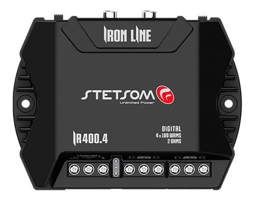 Módulo Amplificador Stetsom Iron Line Ir 400.4 400w Rms 4 C