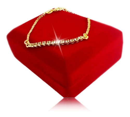 Gargantilha E Pulseira Folheadas Semijoia C/garantia