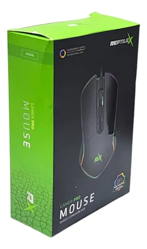 Mouse Gamer Pro Rgb Óptico Usb Reptilex Rx0046