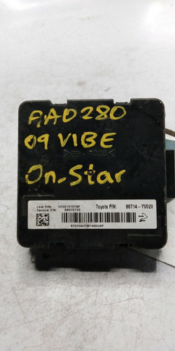 2009 Vibe Chassis Cont Mod Control Module Unit On-star S Tth
