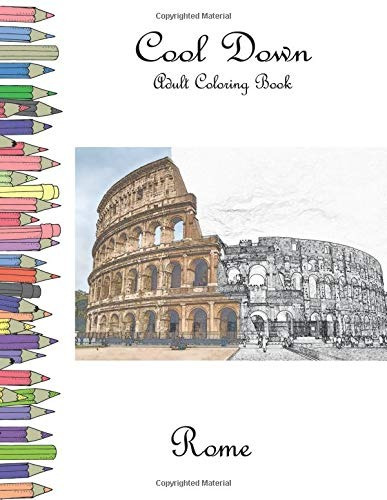 Cool Down  Adult Coloring Book Rome