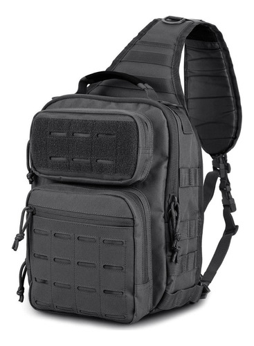 Wincent Paquete De Bolsa Táctica De Hombro Militar Rover M. Color Negro