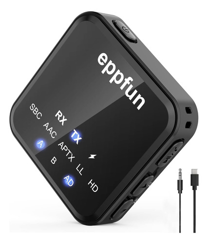 Eppfun Ak3046c Receptor Transmisor Bluetooth 5.2, Adaptador 