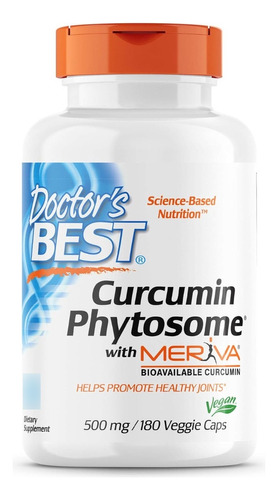 Curcumina Fitosomada 500 Mg Doctor's Best 180 Cápsulas