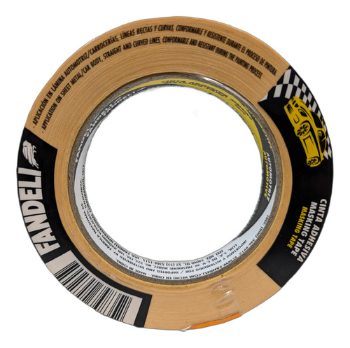 Masking Tape Automotriz Fandeli 18mm(3/4 PuLG.) X 50m 74835