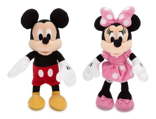 Minnie & Mickey Mouse Mini Peluche Set 23cm Disney Store