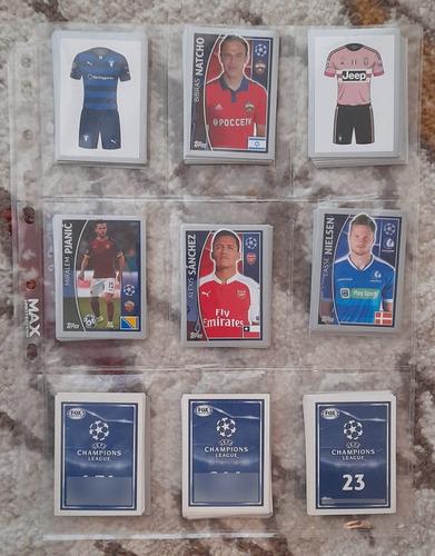 .- Laminas Futbol Champions Leagu 2015-2016 Topps Lote X 152