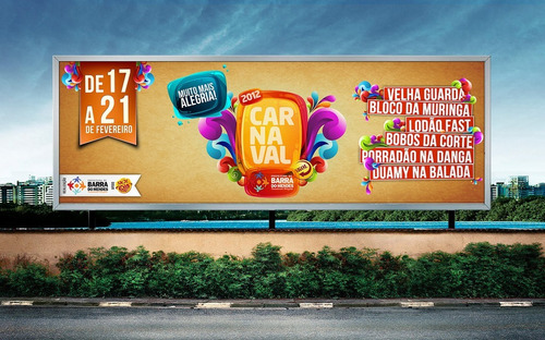 Outdoor De Lona 6,20x1,90 Com Ilhós - Impressão Digital