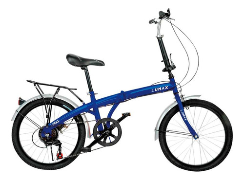 Bicicleta Plegable Rodado 20 Lumax Shimano Parrilla Oferta