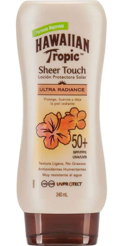 Hawaiian Tropic Sheer Touch Fps50+ Ultra Radiance 240ml