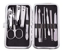 Comprar Set X12 Manicuria Pedicuria Con Estuche Alicate Tijera Limas