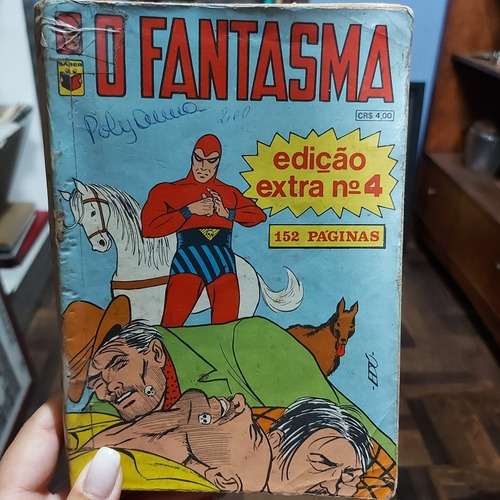 Imagem 3 de 10 de Lote Com 5 Gibis Antigos O Fantasma 1970 A 1974 + 1 Brinde