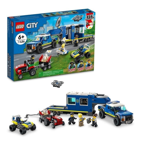 Set De Construccion Lego  Central Móvil De Policía  60315