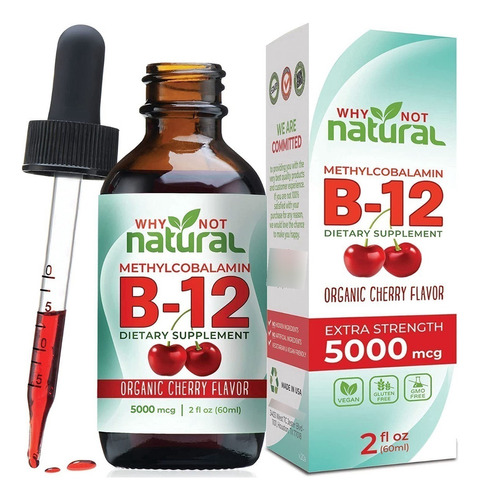 Vitamina B12 Sublingual Organico Fuerza Extra 5000 M