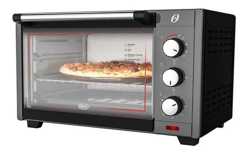 Imagen 3 de 3 de Horno de mesa eléctrico Oster TSSTTV7030 30L negro/grafito 220V