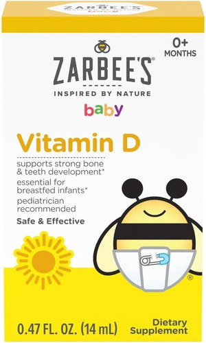 Vitamina D Zarbee's Naturals Para Bebes