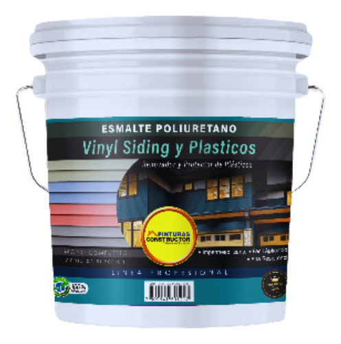 Pintura Poliuretano Siding Vinyl-pvc Ocre Tineta 16lts