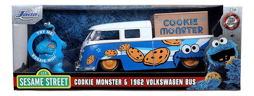 Jada 1:24 Diecast 1963 Vw Bus Con Figura Monstruosa De Galle