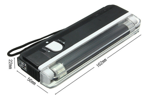 Lámpara Ultravioleta Portátil De Luz Negra Uv Con Linterna P