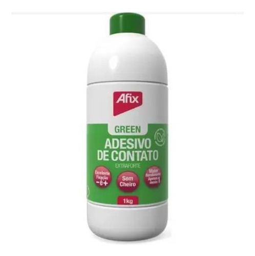 Adesivo De Contato Extra Forte Green Afix 1k Sem Cheiro Cor ampar