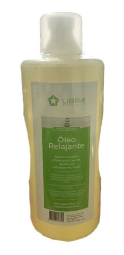 Aceite Masajes Relajantes Mentol Litro Libra - Banfield