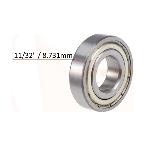 Rolamento R10zz Ø15.875 X Ø34.925 X 8.731mm