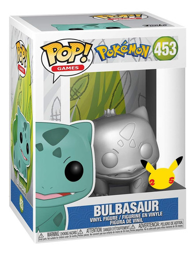 Juegos Pop: Pokémon - Bulbasaur - Figura De Vinilo Coleccion
