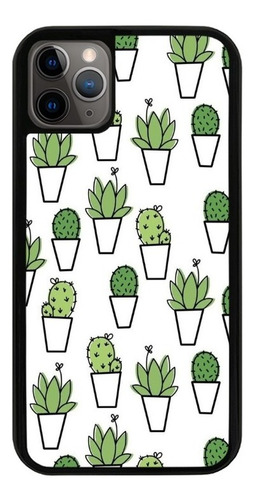 Funda Uso Rudo Tpu Para iPhone Cactus Plantas Macetas Moda 4